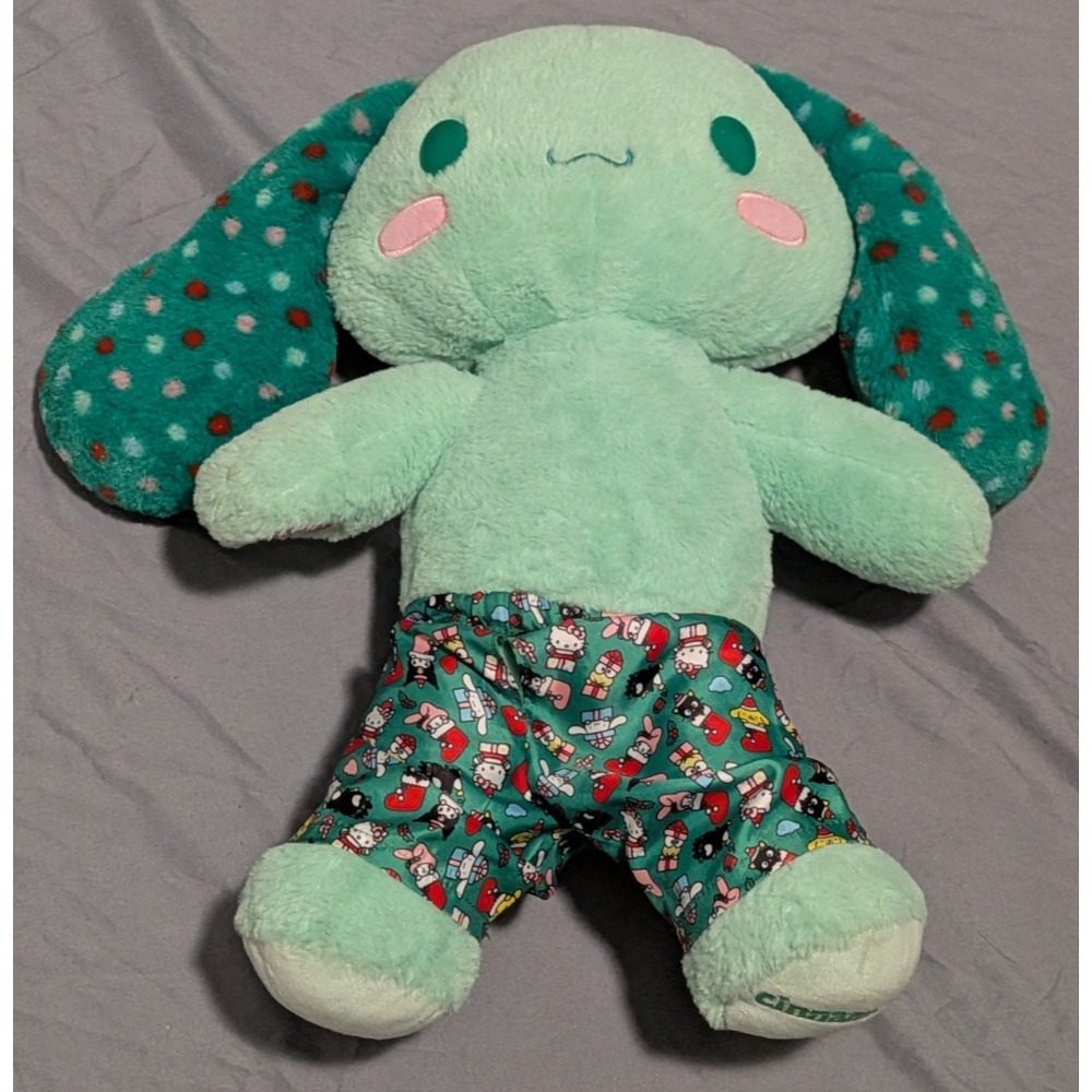 Build A Bear Cinnamoroll Green Bunny Sanrio Plush 17in Hello Kitty Toy